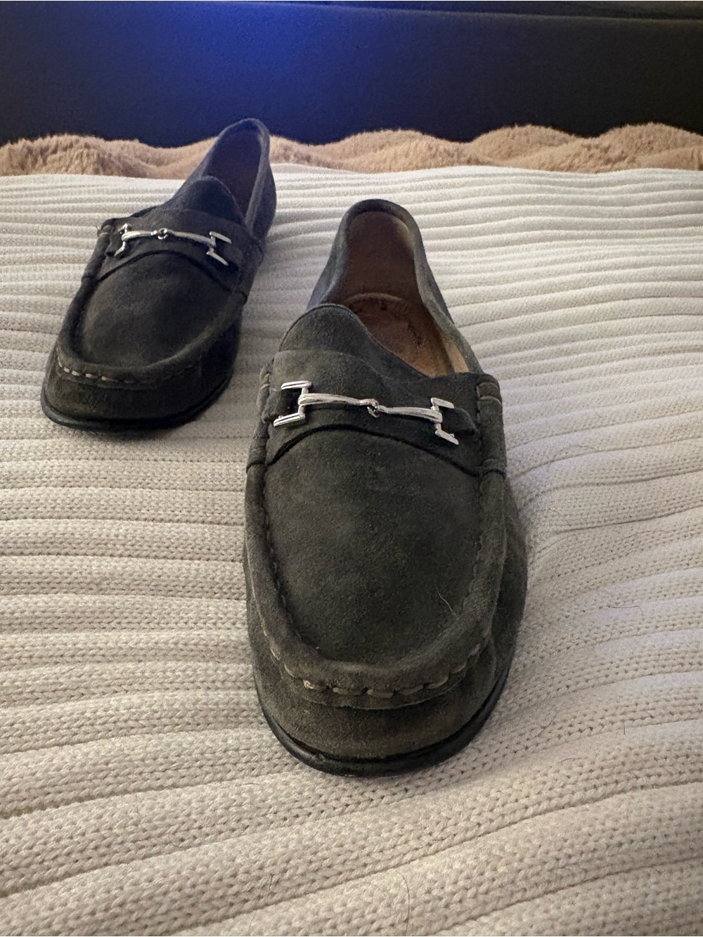SAM EDELMAN - Talia Driving Loafer, Loafer in Slate Grey/Blue